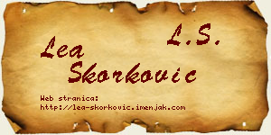 Lea Skorković vizit kartica